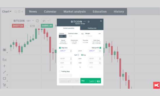 app trading xtb crypto