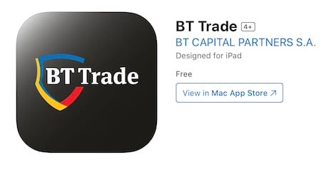 Aplicatia BT Trade