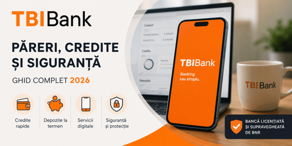 TBI Bank România 2026 – păreri, credite, depozite și servicii bancare digitale