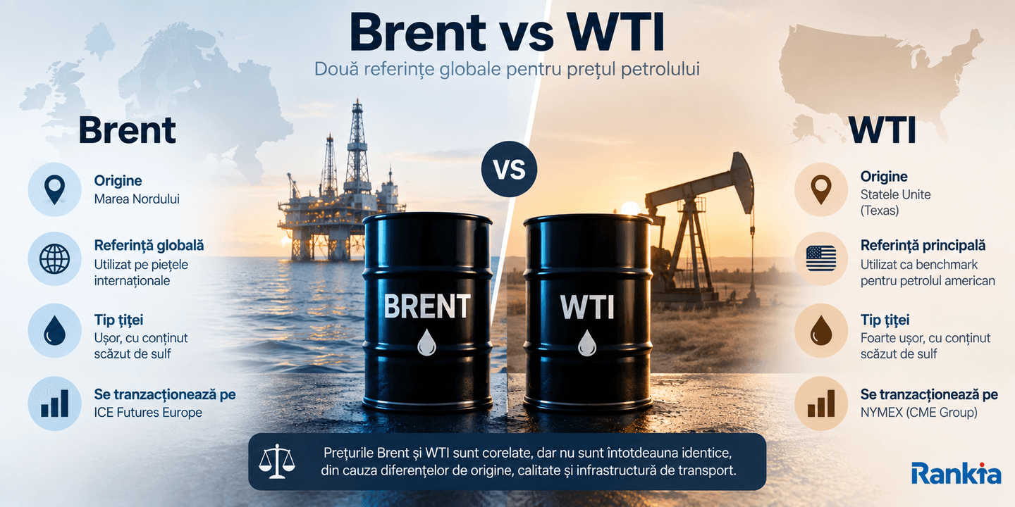 Brent vs WTI: care este diferența?