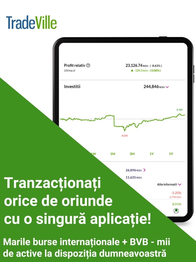 tradeville aplicatie