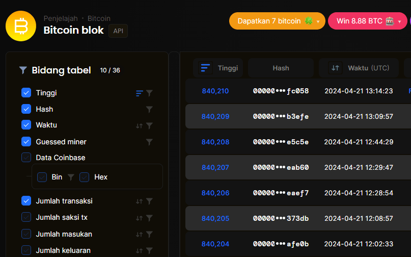 informatii blockchain