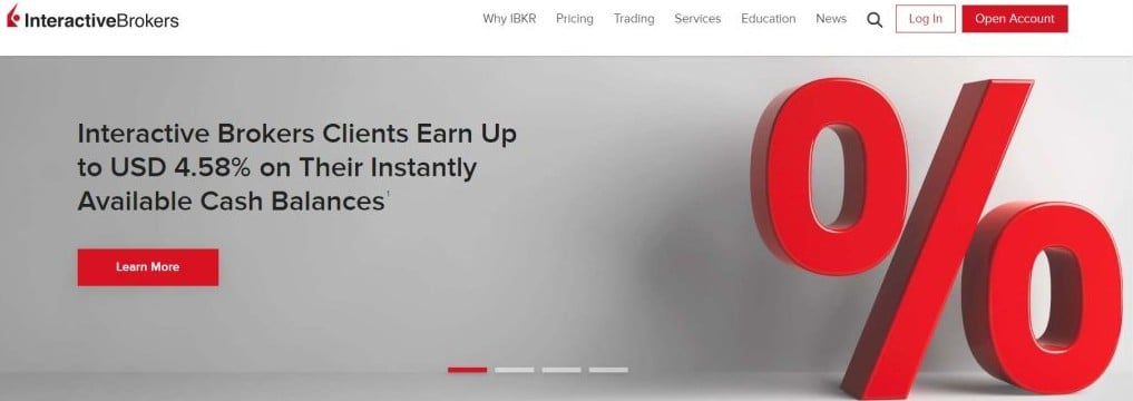 interactive brokers earn up