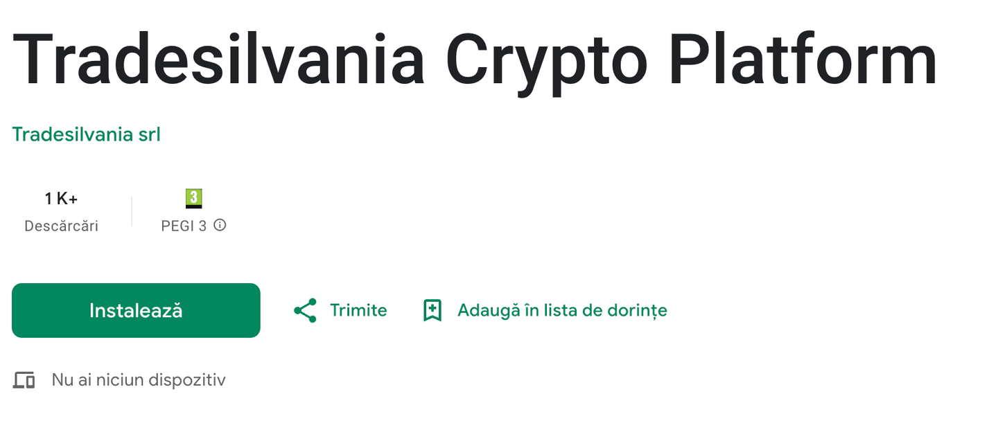 tradesilvania platforma cripto