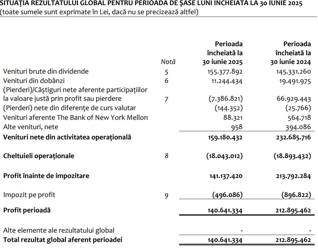 rezultate sase luni FP