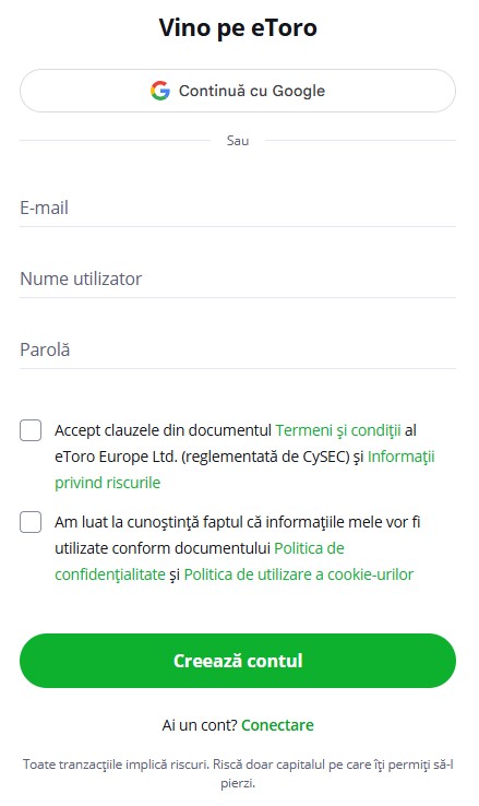 vino pe etoro
