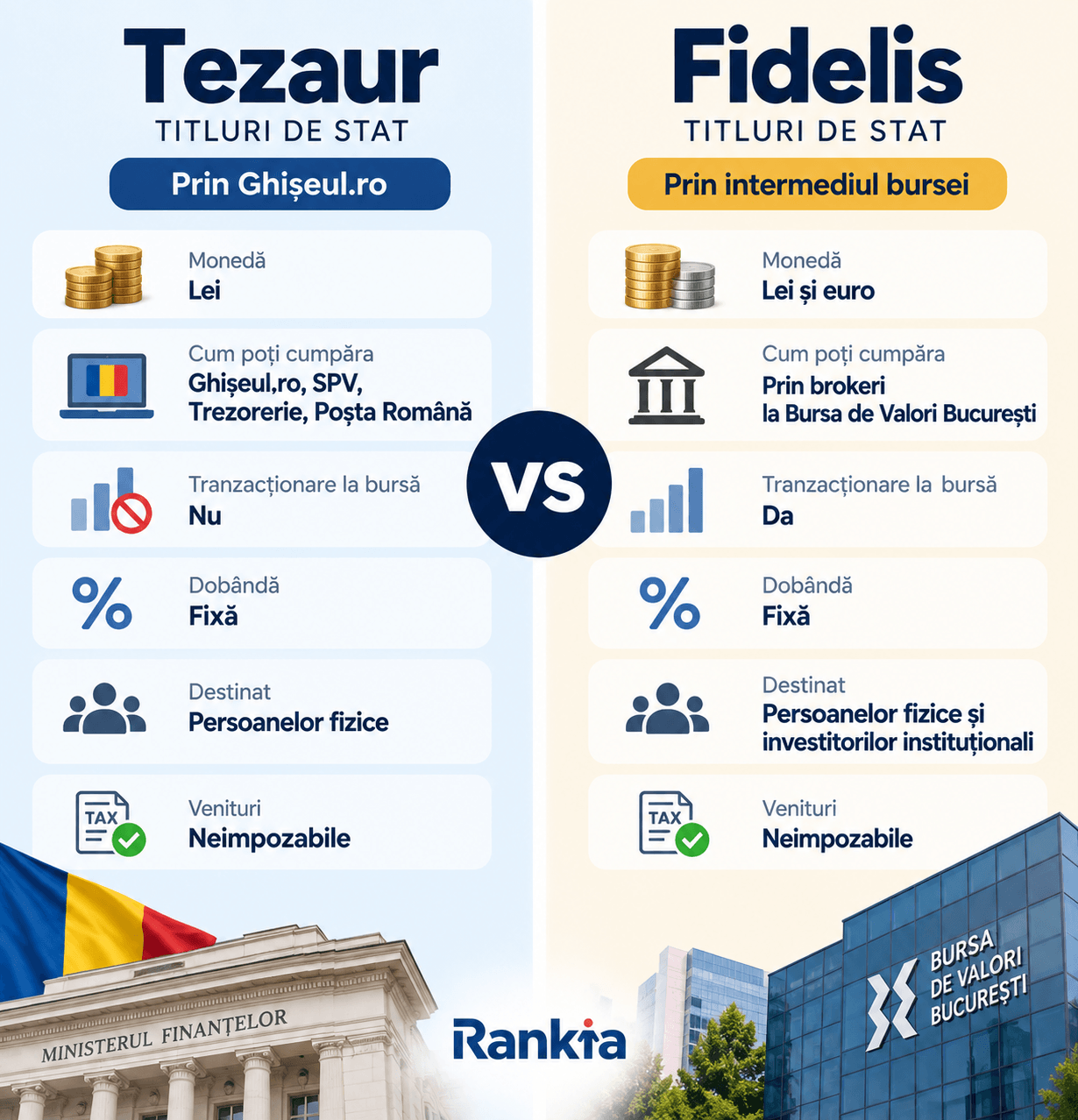 Tezaur vs Fidelis: care este diferența