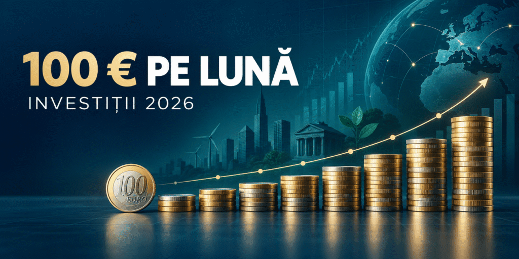 Cum să investești 100 euro pe lună în 2026